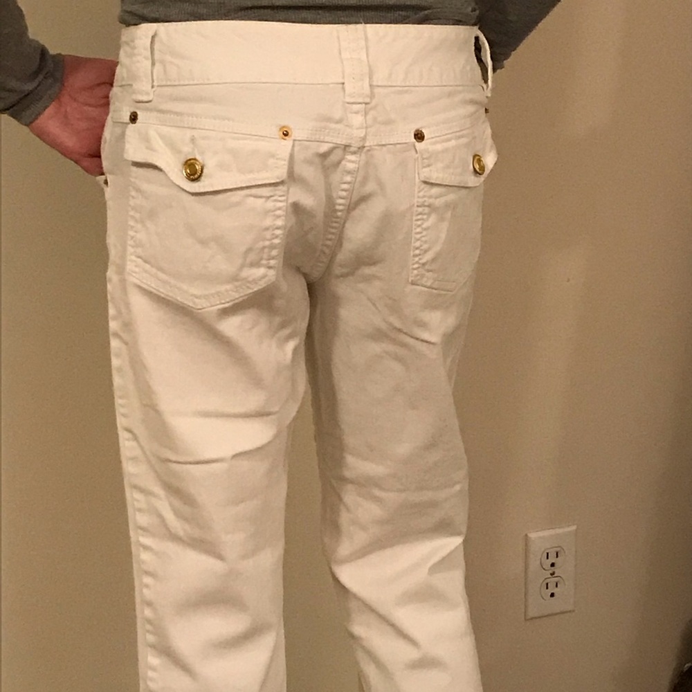 White Capri Jeans Michael Kors